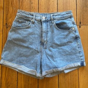 H&M denim shorts; size 8